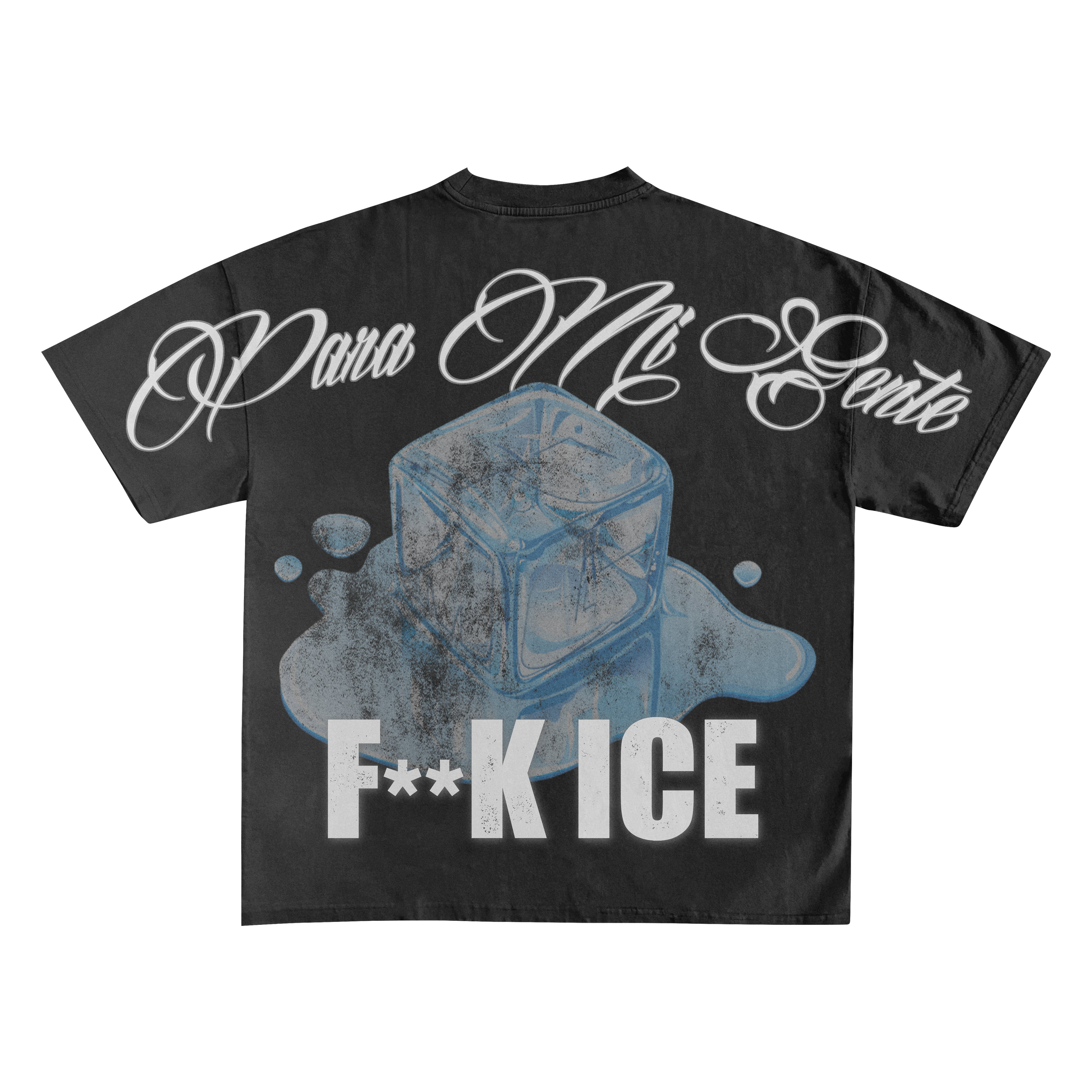 "MELTED ICE" TEE